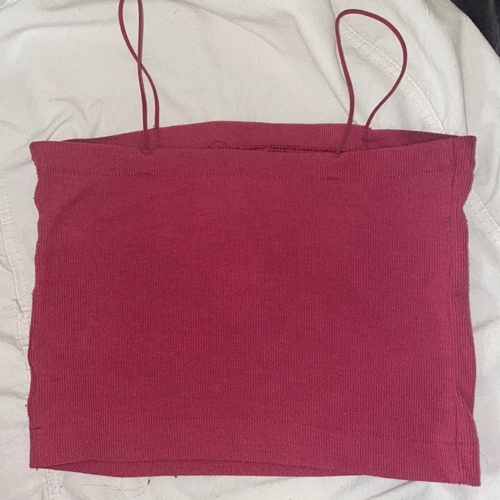 American Eagle Cropped Ribbed Tank Top 💗